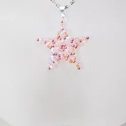 Pendant 30cm - Virgo-Silver Chain - Pendant 30cm - Laiton argenté